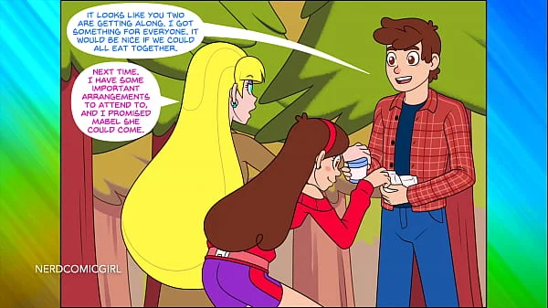 Gravity Falls Parody Cartoon Porn (Part 1): Pussy Licking and Cowgirl Dick Riding